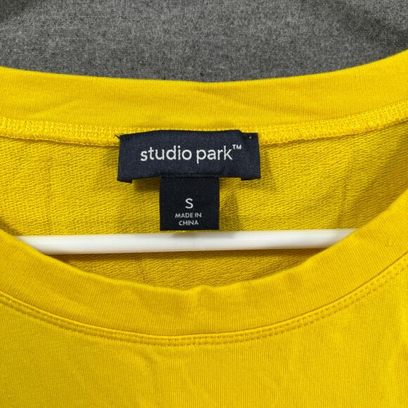 Studio Park x Kerstin Top Lindquist Priorities Pullover Sunshine Yellow, Small - Picture 3 of 10
